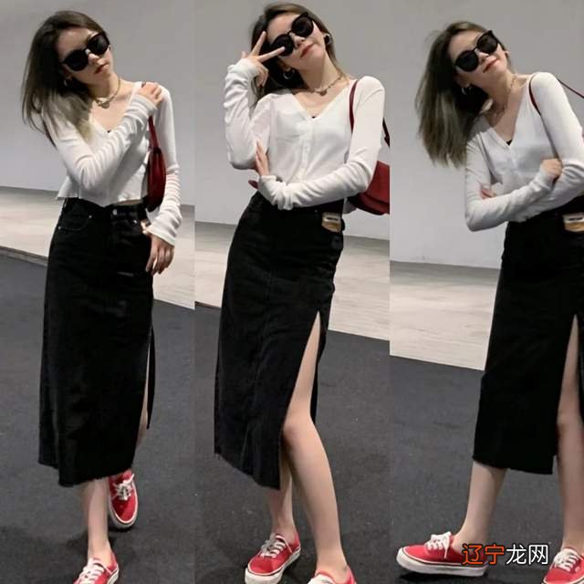 初夏的“开衩牛仔裙”好看又好搭！简约又清爽，照穿就很美