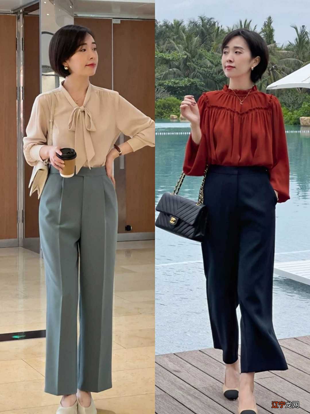 夏季穿“衬衫”,建议你配这3种下装,西装裤、牛仔裤和半身裙