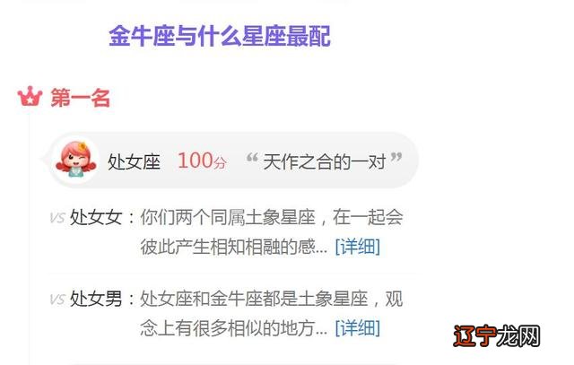 星座配对表分数 12星座配对分数表