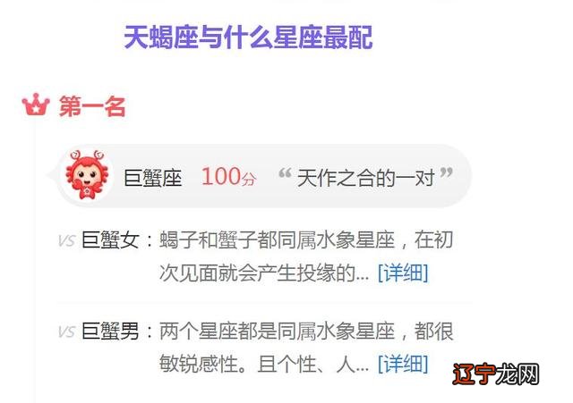 星座配对表分数 12星座配对分数表
