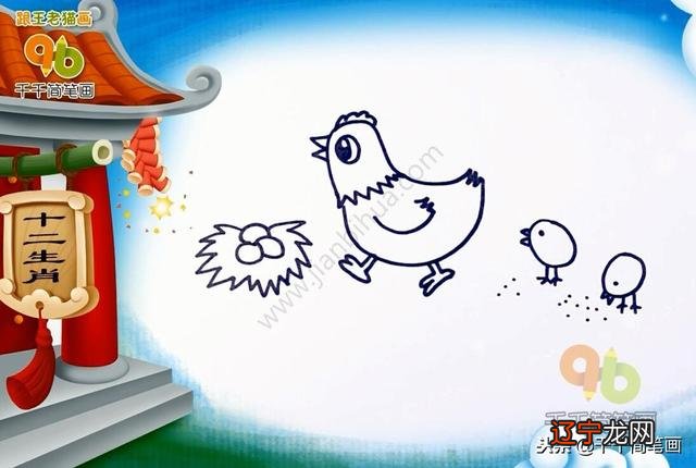 十二生肖顺序图儿童画-十二生肖顺序图