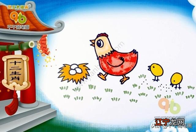 十二生肖顺序图儿童画-十二生肖顺序图