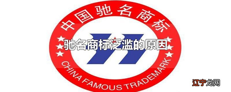 驰名商标泛滥的原因