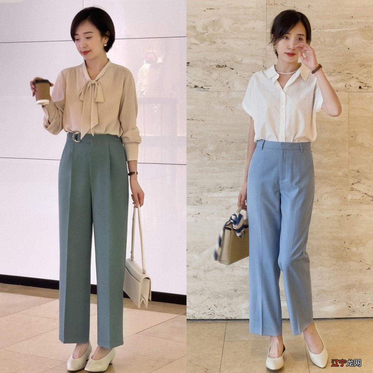 今年大火的“中缝裤”这样穿，知性高级又很得体，关键很显瘦