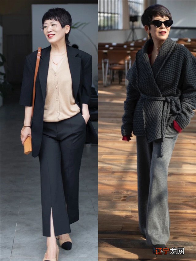 五六十岁的女人穿外套,为什么建议“穿长不穿短”,关键在这3点