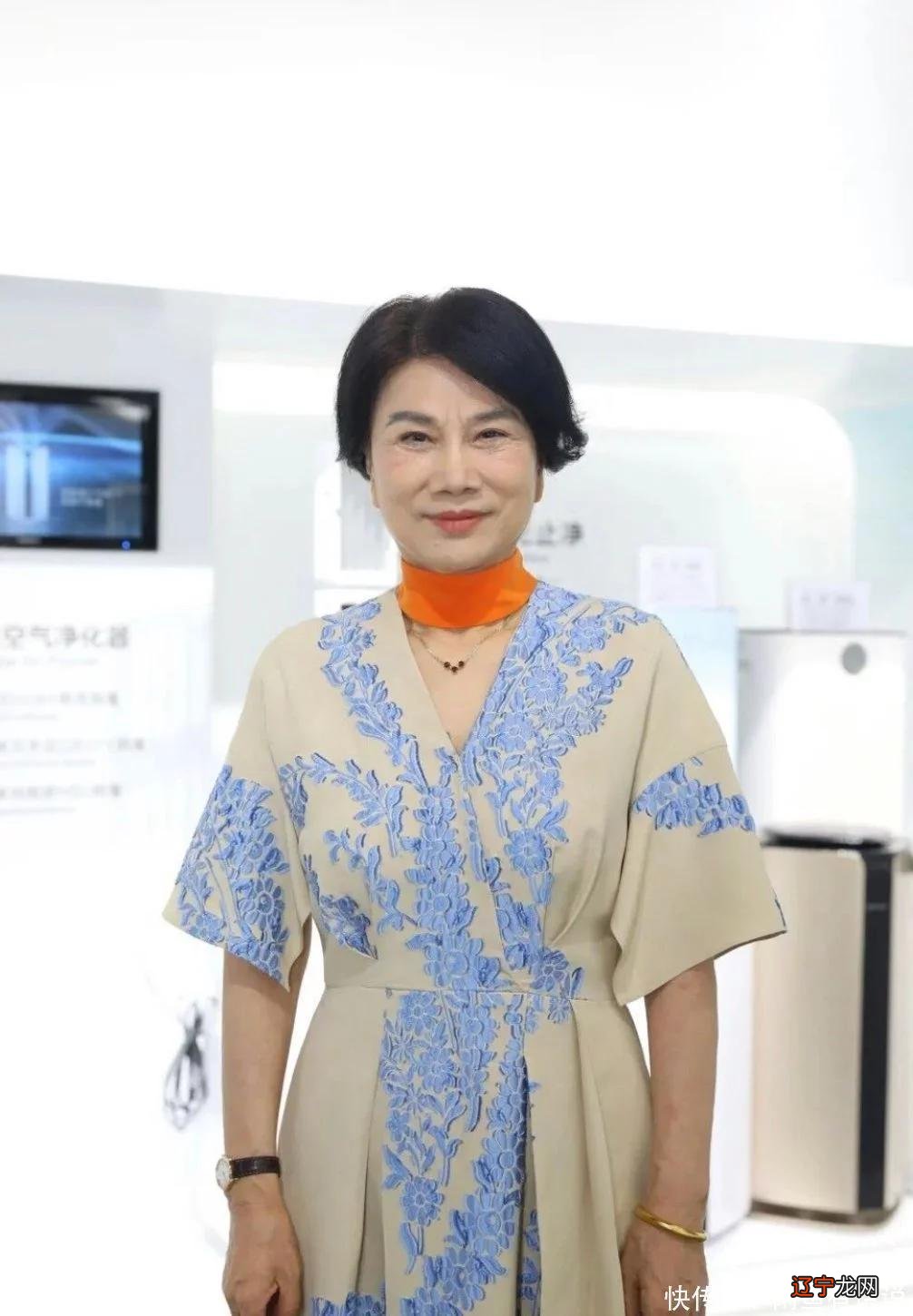 董明珠真会穿,墨绿长裙配卷发优雅知性,原来是隐藏的“时髦精”