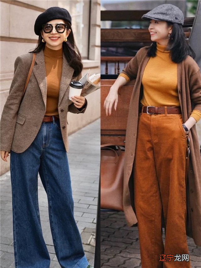 三木只用一个“咖啡色”，就完成一身穿搭，简约到极致才显最高级