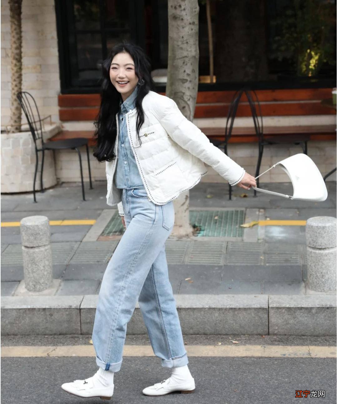 45套“小香风羽绒服”出街搭配示范,秋冬时髦不费力