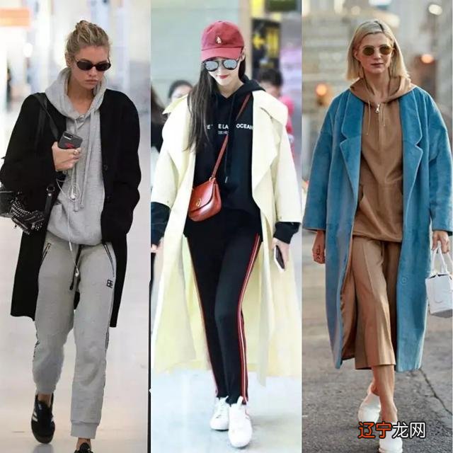 入冬要想保暖又时髦，穿连帽卫衣搭毛呢大衣，不仅气质显瘦还时尚