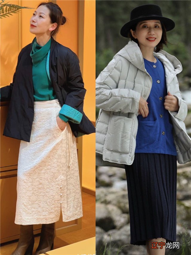 “棉袄＋半裙”才是最适合4、50岁女人的穿搭，洋气减龄，人见人夸