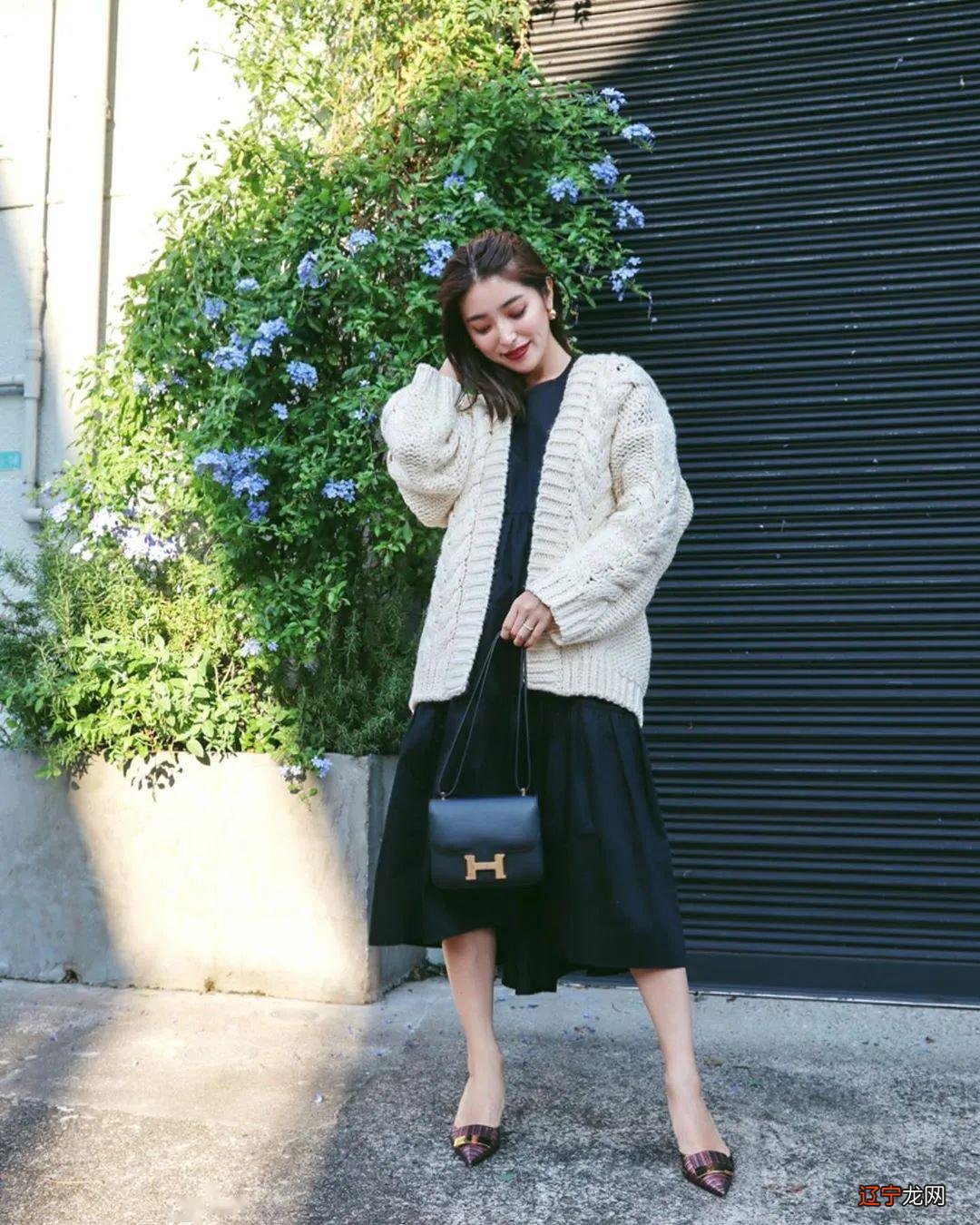 裙子+开衫,这么穿才是春天最正确的打开方式,清新洋气又迷人!