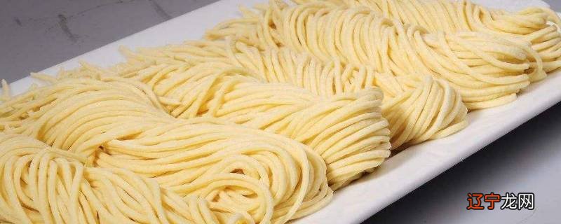 怎么用面粉做面条