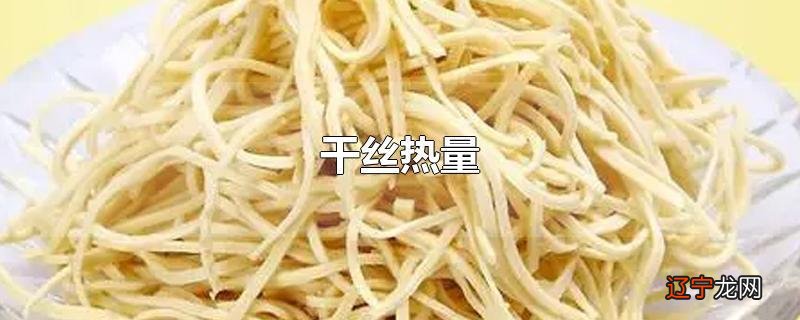 干丝热量