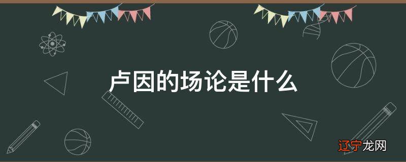 卢因的场论是什么