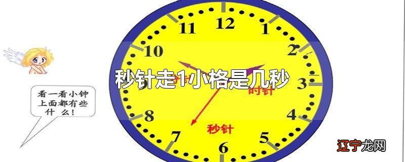 秒针走1小格是几秒