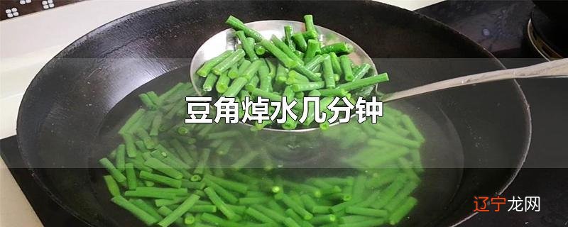 豆角焯水几分钟