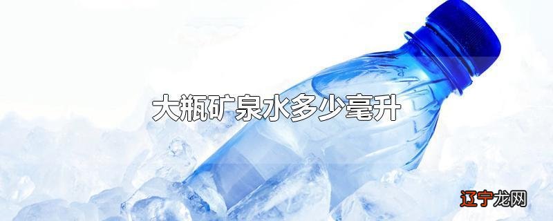 大瓶矿泉水多少毫升