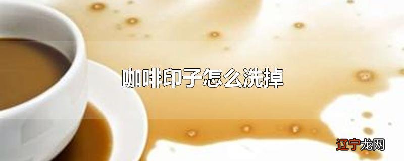 咖啡印子怎么洗掉