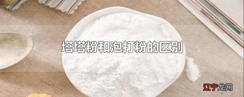 塔塔粉和泡打粉的区别