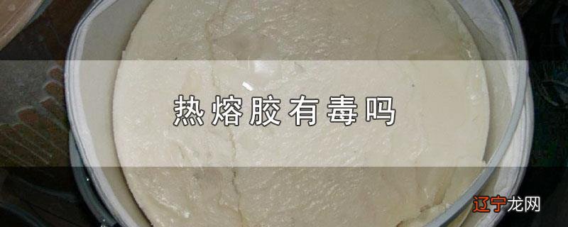 热熔胶有毒吗
