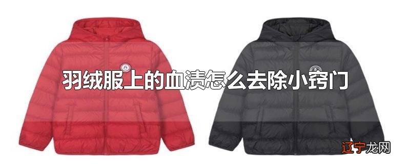 羽绒服上的血渍怎么去除小窍门