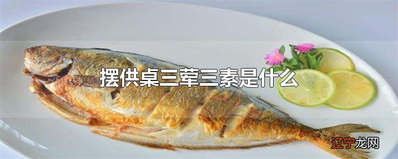 摆供桌三荤三素是什么